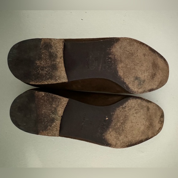 【PRADA】Suede Ballet Flat, Brown, sz36 - Picture 8 of 9